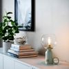 ĐÈN BÀN ĐIỀU CHỈNH ÁNH SÁNG ASKMULLER IKEA - xanh xám