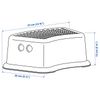 GHẾ NHỰA CHO BÉ FÖRSIKTIG IKEA - xanh ngọc lam
