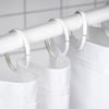 BỘ 12 MÓC TREO RÈM NHÀ TẮM HASSJÖN IKEA