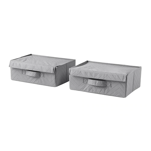 BỘ 2 HỘP ĐỰNG GIÀY FULLSMOCKAD IKEA