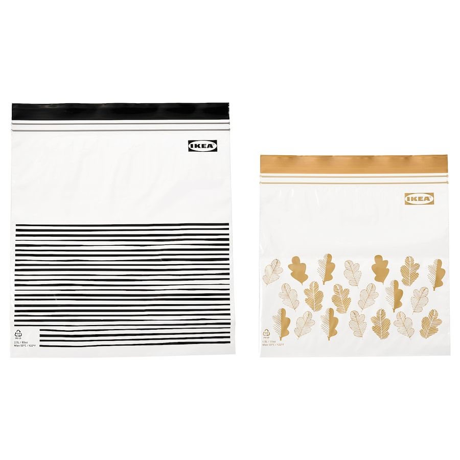 HỘP 50 TÚI ZIP LOCK IKEA ISTAD (2,5L + 1,2L)