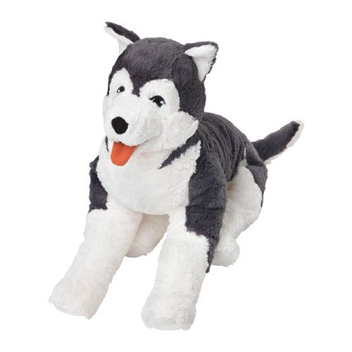 CHÓ NHỒI BÔNG HUSKY LIVLIG IKEA