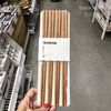 BỘ 4 ĐÔI ĐŨA GỖ SỒI TRYNFISK IKEA