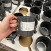 CỐC GỐM TRÁNG MEN ĐÁ DINERA IKEA 300ml - Xám