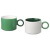 BỘ 2 CỐC GỐM TRÁNG MEN ĐÁ PIGGAL IKEA