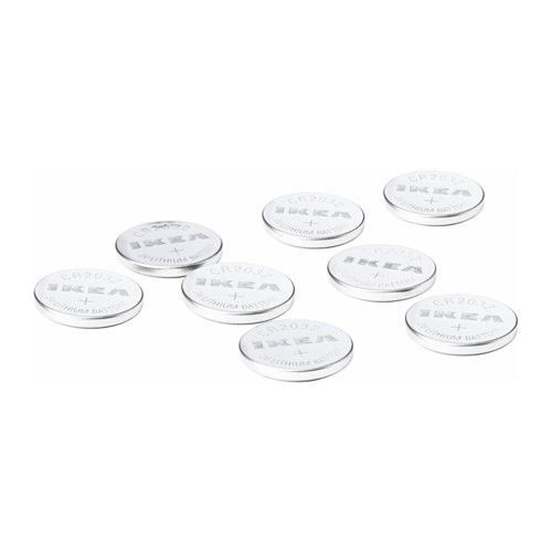 VỈ 8 PIN DẸT LITHIUM PLATTBOJ IKEA