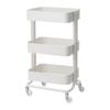 XE KỆ ĐẨY 3 TẦNG RÅSKOG IKEA - TRẮNG