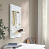 KỆ TRƯNG BÀY TREO BẢNG CÀI SKADIS IKEA - Trắng