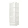 TỦ TREO QUẦN ÁO 6 NGĂN IKEA SKUBB TRẮNG