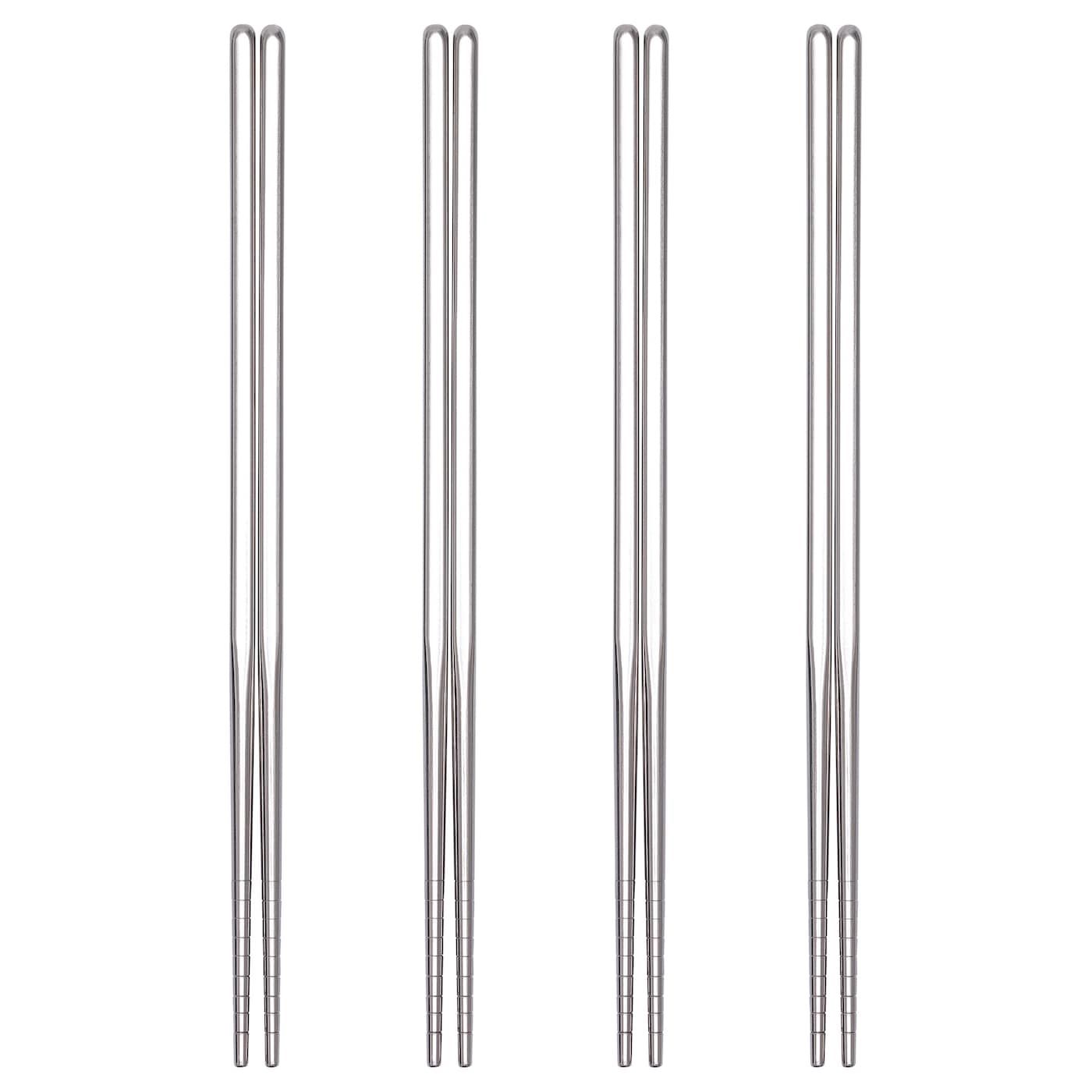BỘ 4 ĐÔI ĐŨA INOX SNABBLAGAT IKEA