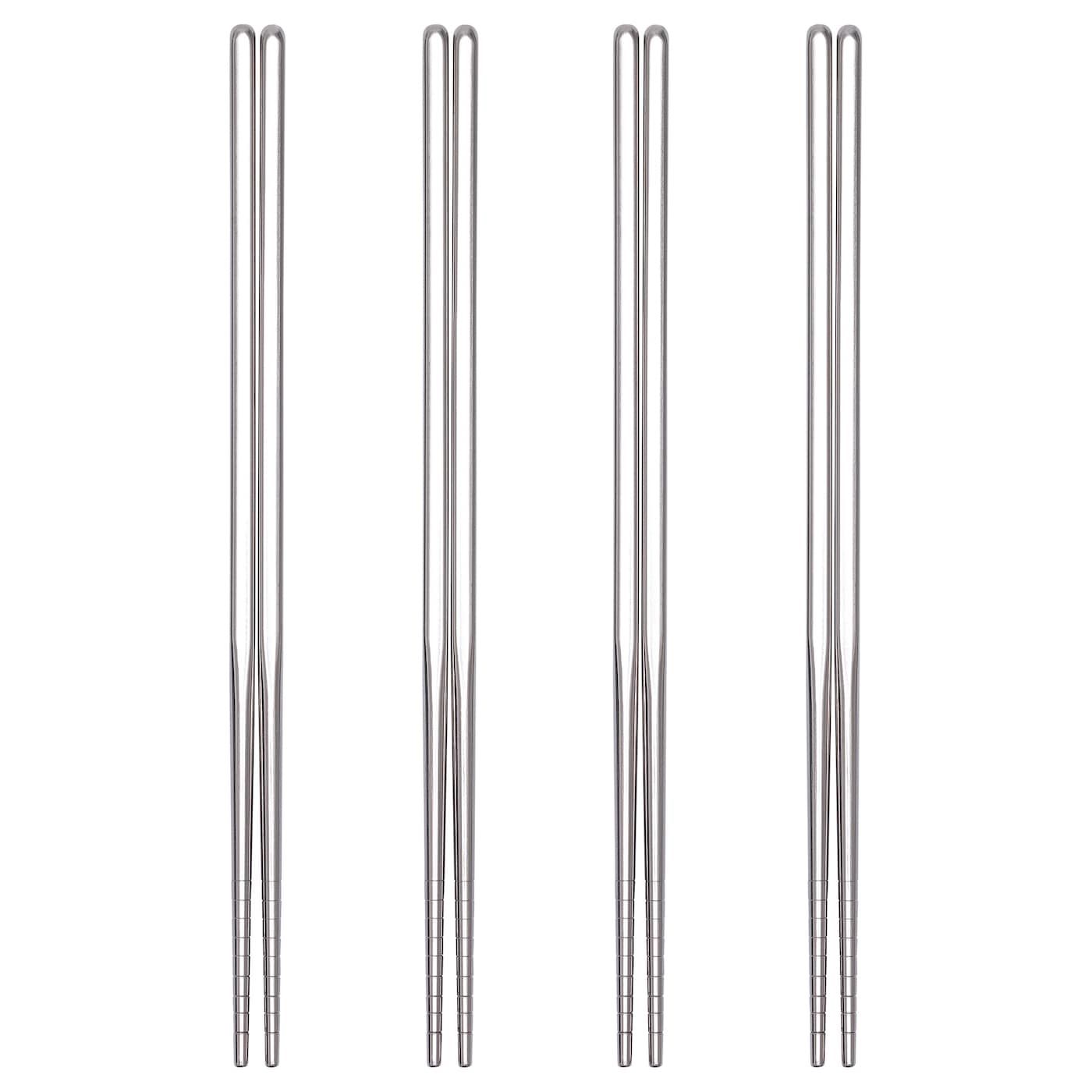 BỘ 4 ĐÔI ĐŨA INOX SNABBLAGAT IKEA