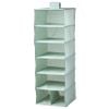 TỦ TREO QUẦN ÁO 7 NGĂN STUK IKEA - xanh xám