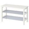 KỆ GIÀY GHẾ BĂNG TJUSIG IKEA - TRẮNG