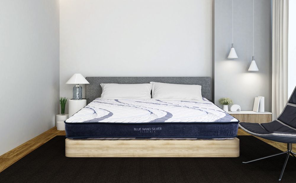 dem bong blue nano silver flexible 18cm