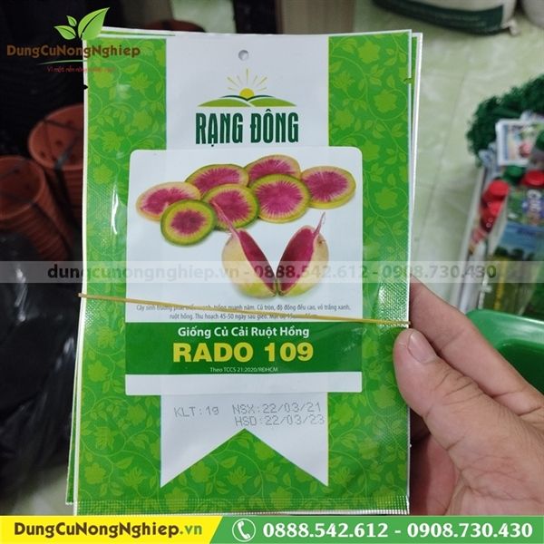  Củ cải ruột hồng RD 109 