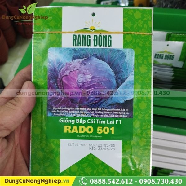  Bắp cải tím lai F1 RD 501 