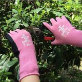  Găng tay bảo hộ lao động màu hồng HM557 