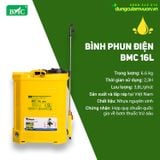  Bình BMC 16L điện Alpha khoá đồng ( bơm 3.8L/p) 