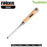  Cây đục cao cấp cán gỗ 6mm 