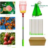  Lồng hái trái cây đa năng 14cm + thân 4met 