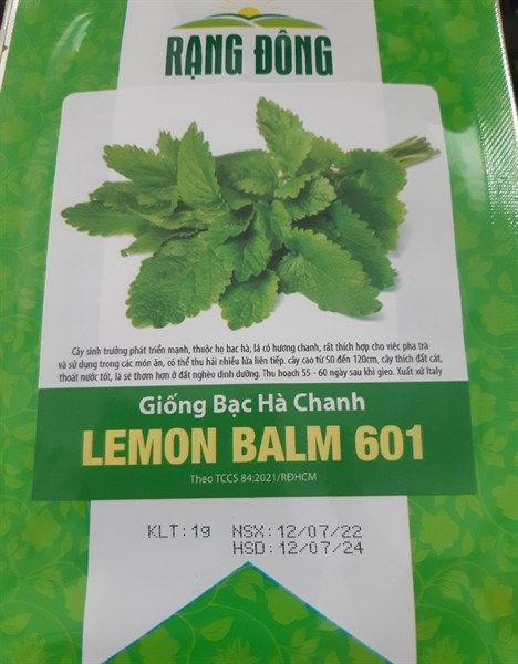  Bạc hà chanh LEMON BALM 601 