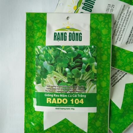  Rau mầm Củ cải trắng RD 104 