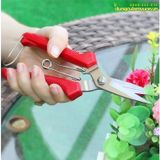  Kéo tỉa cành trái, tỉa chi dăm 19,5cm màu đỏ HM156 