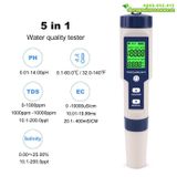 Bút đo 5 chức năng ( pH / Mặn / EC / TDS / nhiệt độ ) EZ-9909-SP 