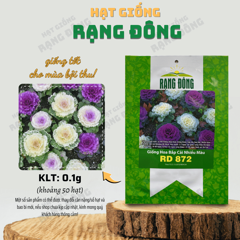  Bắp cải nhiều màu RD 872 