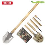  Xẻng đa năng phượt thủ dài 98cm cao cấp 