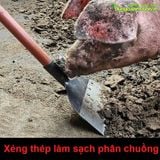  Xẻng dẹp đa năng làm cỏ, làm vườn cán gỗ 120cm 