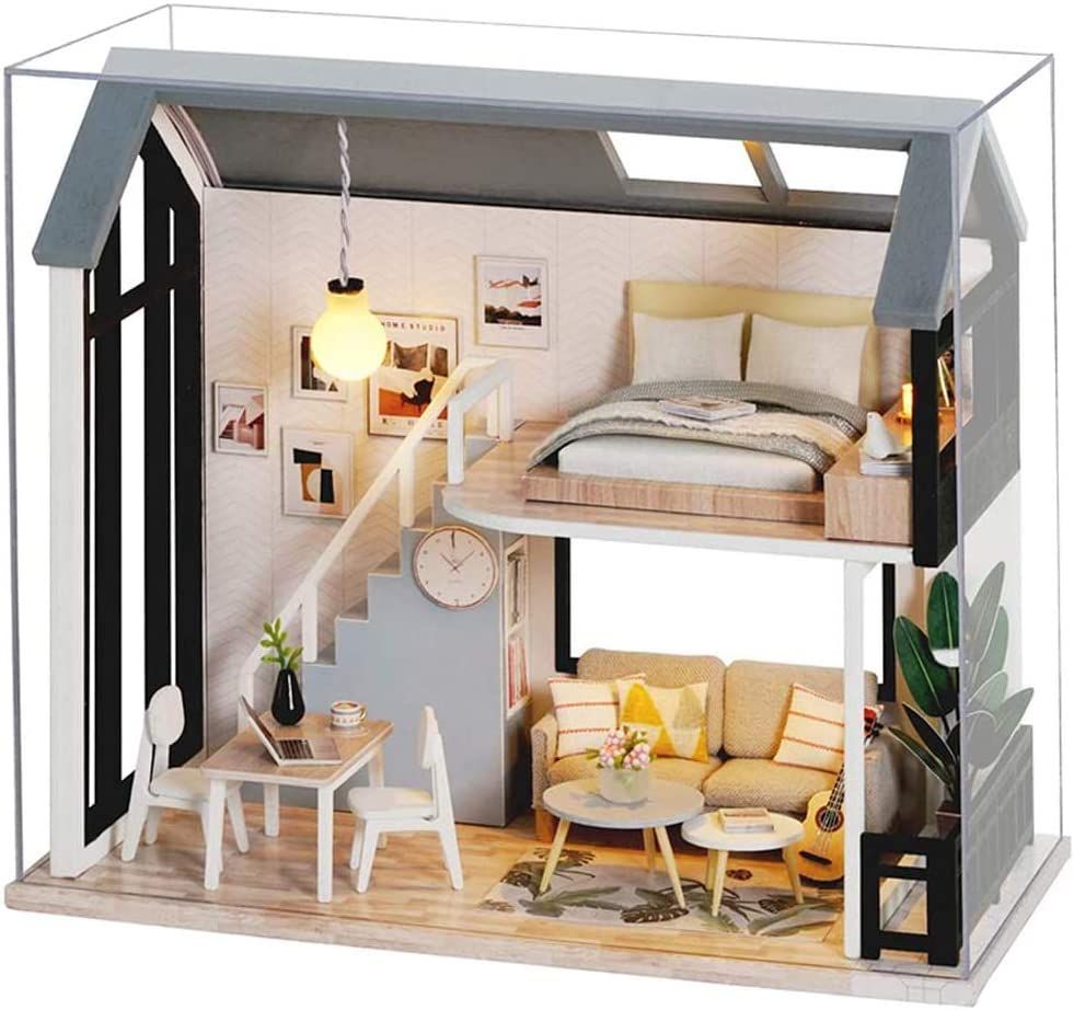 Bộ KIT làm Mô hình nhà Biệt thự 2 tầng mái thái hiện đại bằng mica acrylic và tăm tre có đèn led Mô Hình Nhà Đẹp Lazadavn #46 Bộ KIT làm Mô hình nhà Biệt thự 2 tầng mái thái hiện đại bằng mica acrylic và tăm tre có đèn led Mô Hình Nhà Đẹp Lazadavn