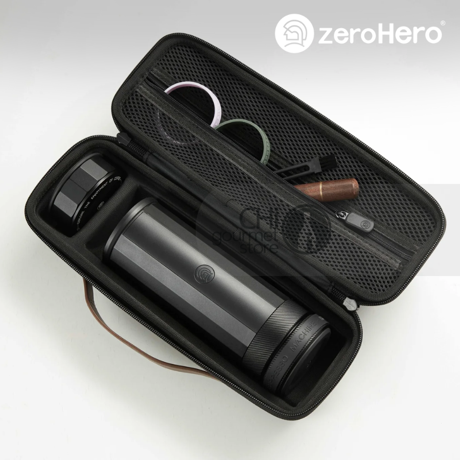Máy Pha Cà Phê Cầm Tay Espresso zeroHero Camping Coffee Makers - Màu Đen
