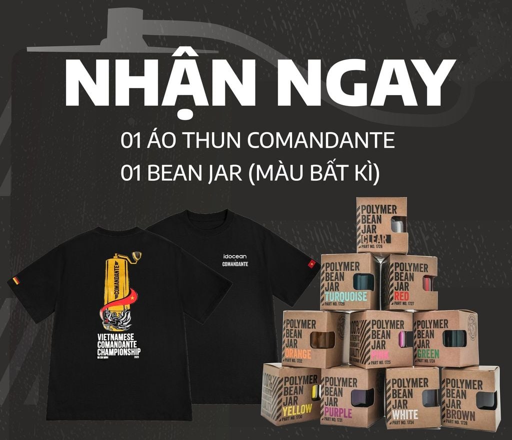 Cối Xay Cà Phê Cầm Tay Comandante C40 MK4 - Black