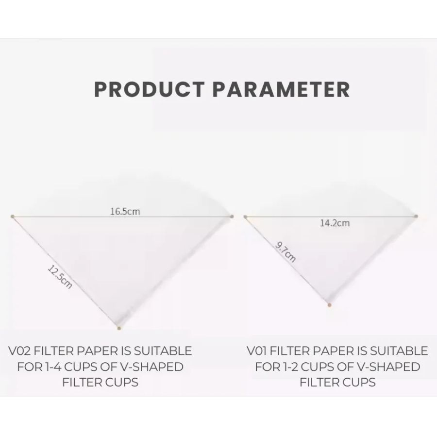 Giấy Lọc V60 zeroHero V02 Paper Filter-White, 50pcs
