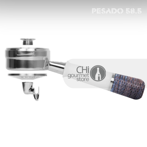 Breville 54mm Tay Pha Cà Phê Có Vòi Pesado HYBRID Double Spouted Portafilter - White/Dusk