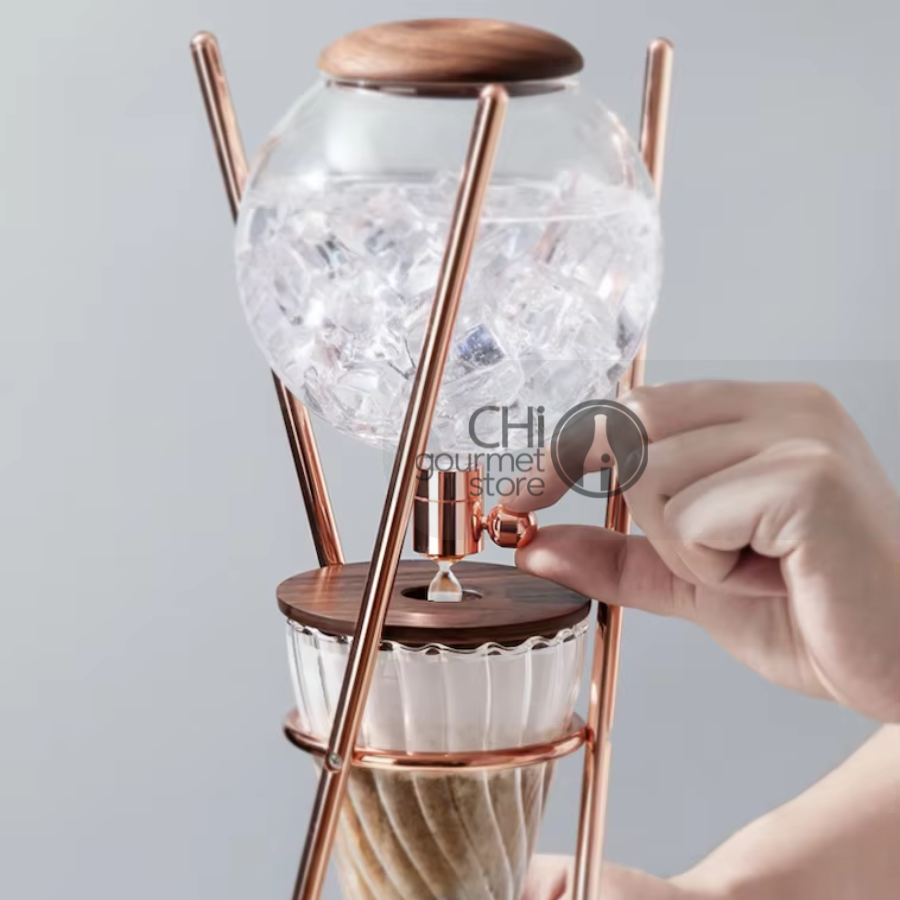 Tháp Pha Cà Phê, Trà Nhỏ Giọt Dingyuan Max - Ice Drip Coffee Marker 1000ml zeroHero
