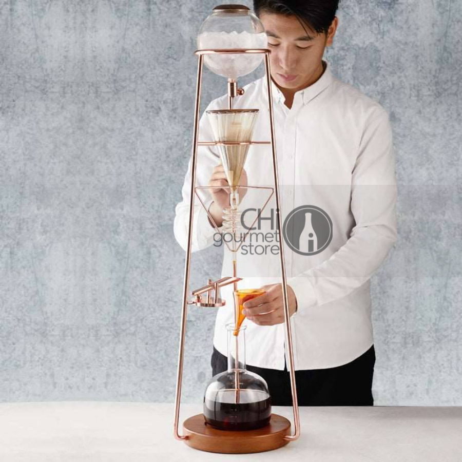 Tháp Pha Cà Phê, Trà Nhỏ Giọt Dingyuan Max - Ice Drip Coffee Marker 1000ml zeroHero