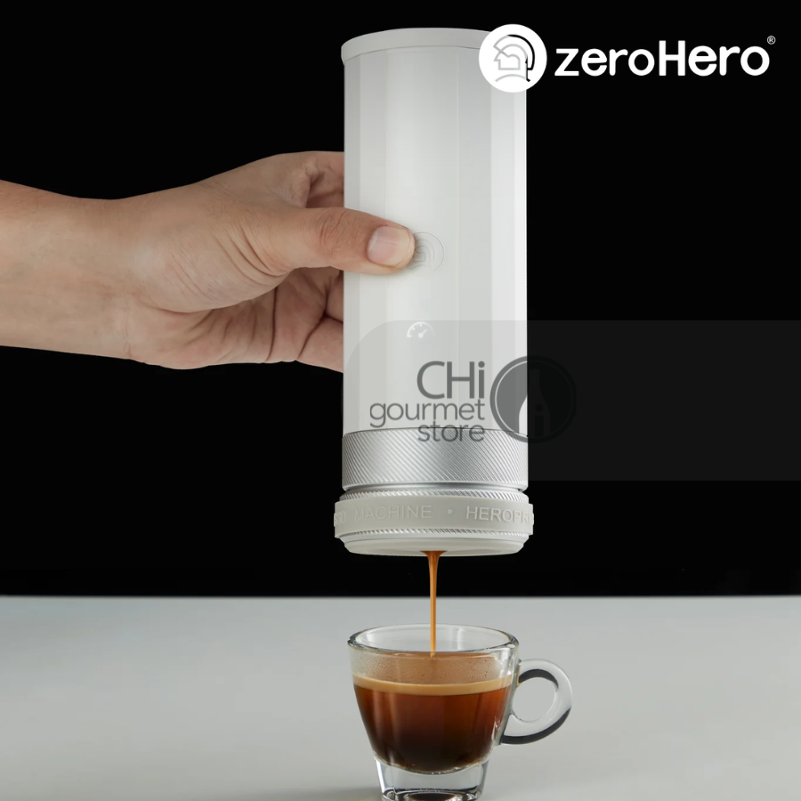 Máy Pha Cà Phê Cầm Tay Espresso zeroHero Camping Coffee Makers - Màu Đen