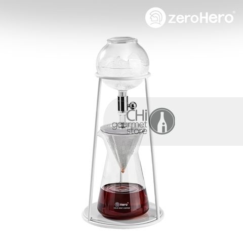 zeroHero DingYuan MINI Ice drip 400ml coffee maker - Tháp làm cà phê Coldbrew màu Silver