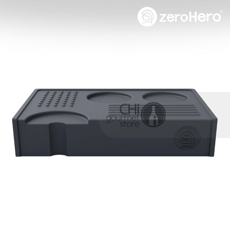 zeroHero Espresso Tamper Mat (Black) - Tấm lót đựng dụng cụ pha chế bằng silicon màu đen
