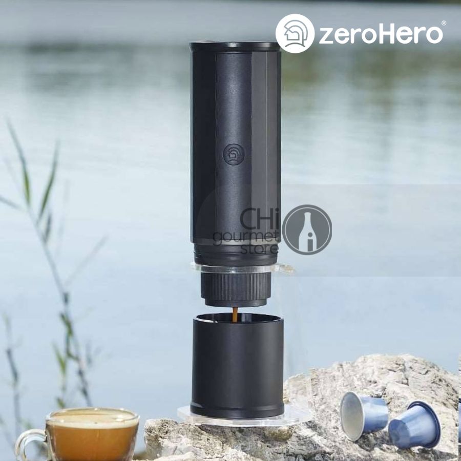 Máy Pha Cà Phê Cầm Tay - Portable Espresso Coffee Maker - Màu trắng