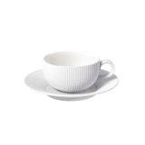FLUTE - 250ML CUP AND SAUCER (WHITE)