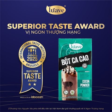 Bột Cacao Lúave - Hương vị đắng béo tự nhiên, phù hợp trong pha chế, làm bánh,...