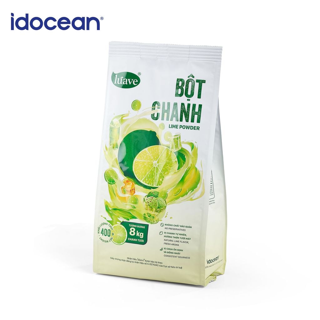 Bột chanh Lúave 400g - Thay Thế Chanh Tươi Chế Biến Nước Chấm, Pha Chế Đồ Uống, Nấu Ăn Nhanh Gọn