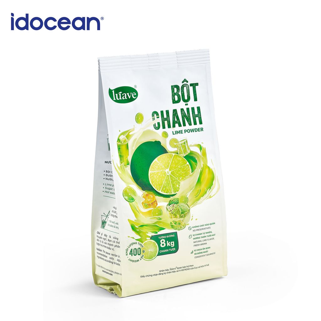 Bột chanh Lúave 400g - Thay Thế Chanh Tươi Chế Biến Nước Chấm, Pha Chế Đồ Uống, Nấu Ăn Nhanh Gọn