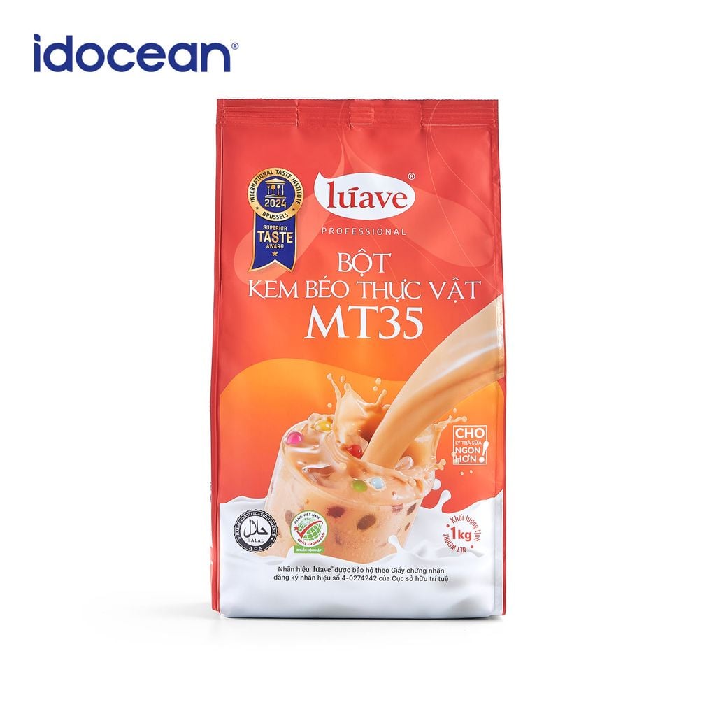 Bột Kem Béo Thực Vật MT35 Lúave - Bột pha trà sữa, tôn vị trà, béo vị sữa, kết hợp được nhiều loại trà