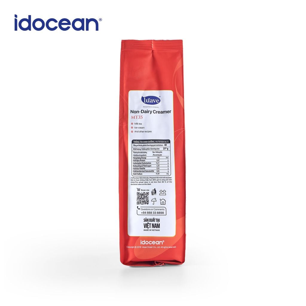 Bột Kem Béo Thực Vật MT35 Lúave - Bột pha trà sữa, tôn vị trà, béo vị sữa, kết hợp được nhiều loại trà