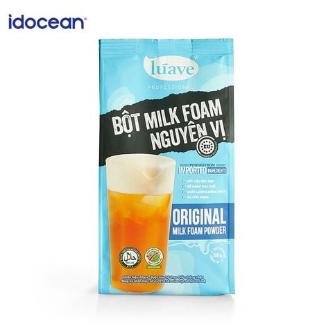 Bột Milk Foam Nguyên Vị Lúave - Thơm Béo Sánh Mịn, Topping Macchiato Cho Trà Sữa, Trà Trái Cây