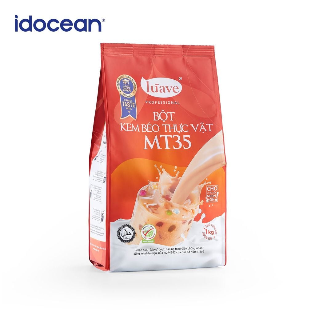 Bột Kem Béo Thực Vật MT35 Lúave - Bột pha trà sữa, tôn vị trà, béo vị sữa, kết hợp được nhiều loại trà